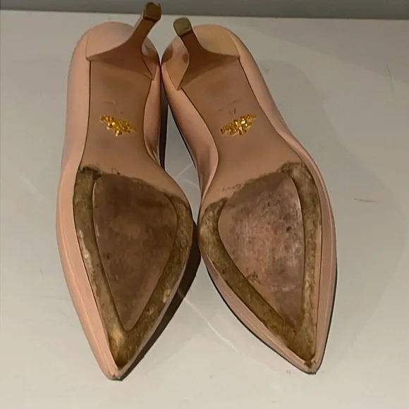 Vintage Prada Nude Heels - Size 37 - Picture 12 of 14